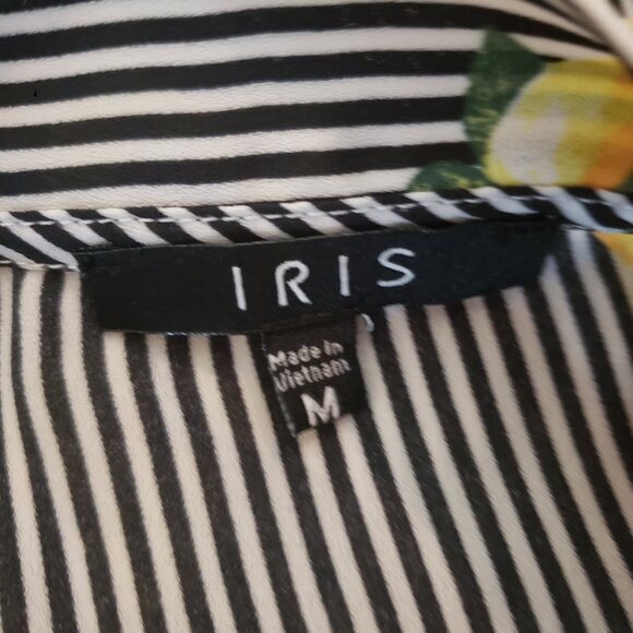3/$30 Iris Lemon Striped Blouse - Picture 6 of 7